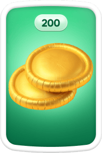Accumulate 200 coins